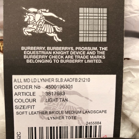 Burberry Handbag - Picture 7 of 7